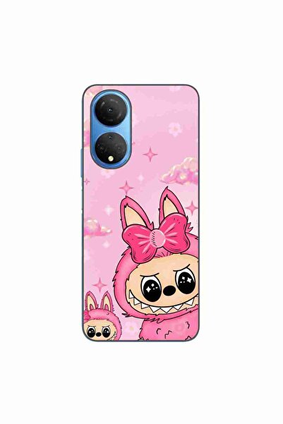 OEM Case compatible with Honor X7 Silicone Gel Tpu Model Labubu Pink Fantasy