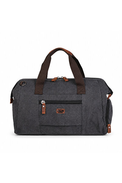 ÇÇS 40231 Canvas Sports Travel Bag with Shoulder Strap and Shoe Compartment H...