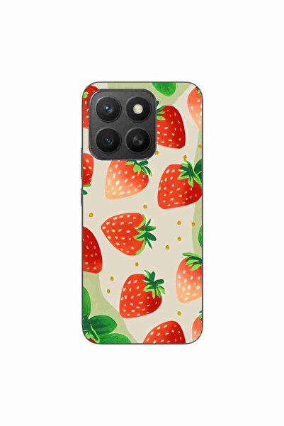 OEM Husa compatibila cu Honor X8c Silicon Gel Tpu Model Capsuni Pattern