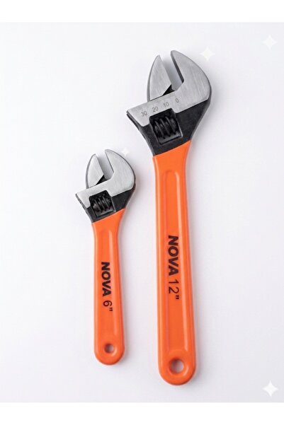 On Yapı Market Nova 2'li Kurbağacık Anahtar Seti - 6" (15 cm) ve 12" (30 cm) ...