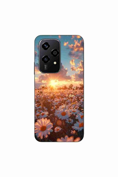 OEM Husa compatibila cu Honor 200 Lite Silicon Gel Tpu Model Rasarit cu Flori