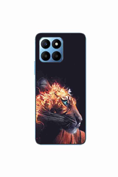 OEM Husa compatibila cu Honor X6 Silicon Gel Tpu Model Flameborn Tiger