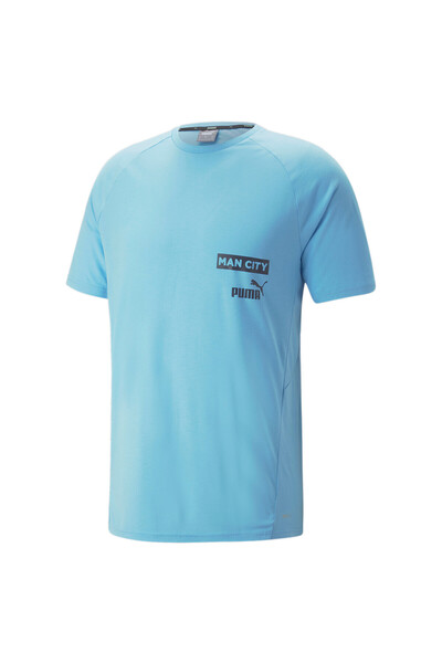 Puma Men Manchester City F.C. Casuals Football Tee - Blue