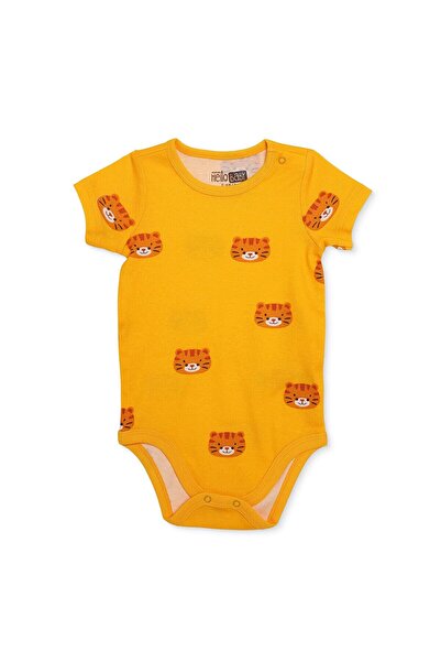 ebebek Hello Baby HelloBaby Erkek Bebek Body Hayvan Baskılı Çıtçıtlı Çıtçıtlı...