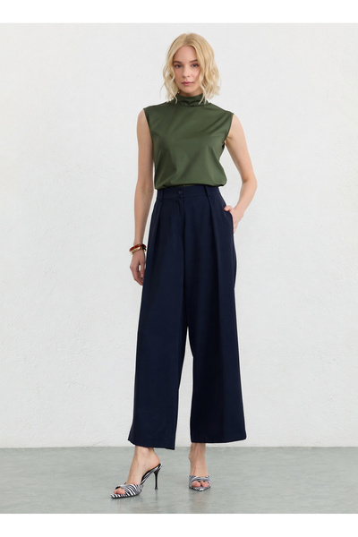 Selen Lacivert Kadın Pantolon 26YSL5563