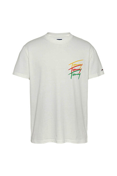 Tommy Hilfiger Bărbați& # x27;s Tricou cu mânecă scurtă și logo grafic pe spa...