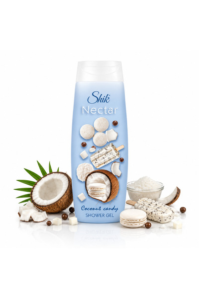 shık Gel de duș hidratant cu aromă de cocos, 400 ml, Nectar®