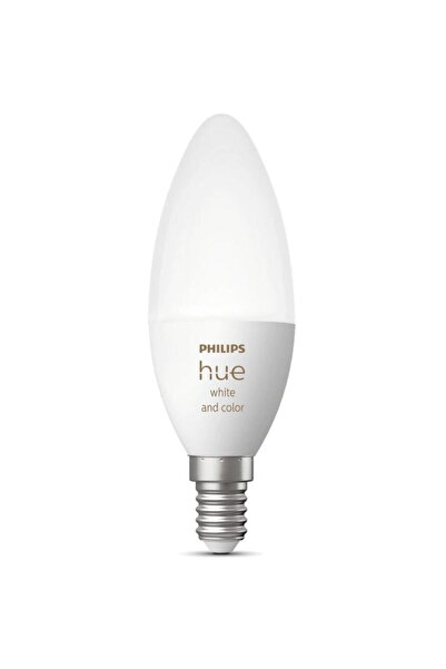 Philips Hue Bec LED inteligent RGB B39, Bluetooth, Zigbee, E14, 5.3W (25W), 4...
