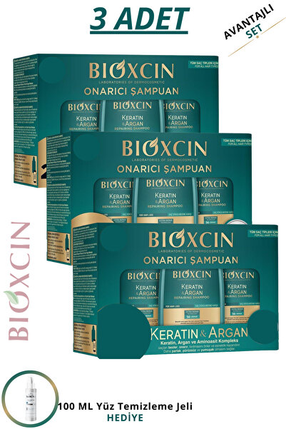 Bioxcin Keratin & Argan (Repairing Shampoo for Hair That Has Lost Its Shine a...