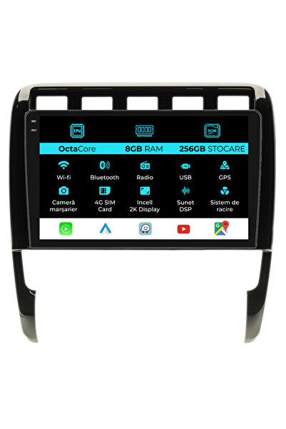 NavStore Dedicated Navigation Porsche Cayenne (2002-2010), 2K, 8Gb Ram, 256Gb...