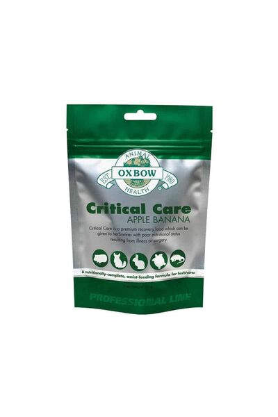 Oxbow Critical Care Herbivore Κλινική Δίαιτα Μήλο και Μπανάνα 141gr