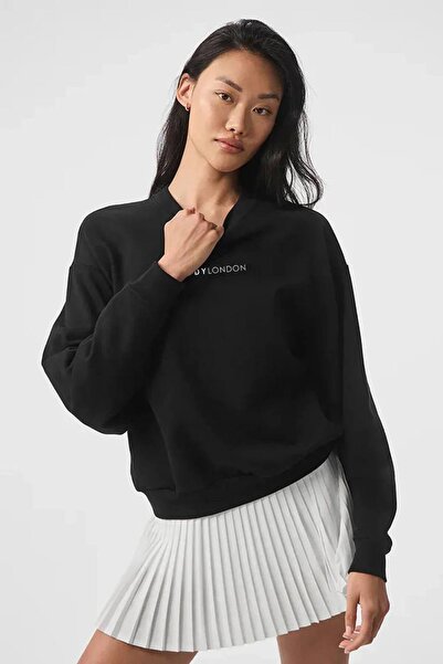 BUSEBABYHOME Crew Neck Hoodless Sweatshirt