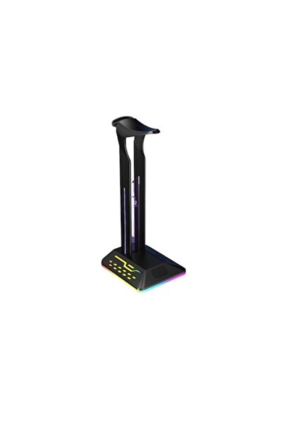 OEM 2-in-1 Over-Ear Headphone Stand, Modern Look, 7 RGBD8 Lighting Effects, W...