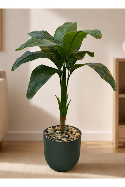 Cady One Artificial Decorative Tree with Large Pot Dense Green Leaves Attract...
