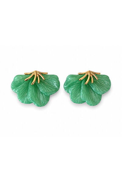 Venus Design Steel Moss Earrings