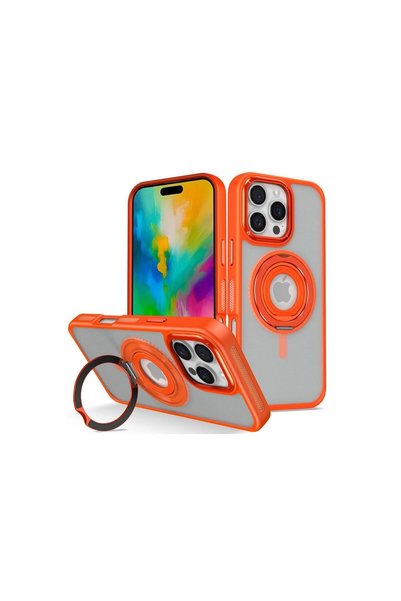 OEM Joko Apple iPhone 16 Pro Banza Cover with Magsafe Stand - Orange