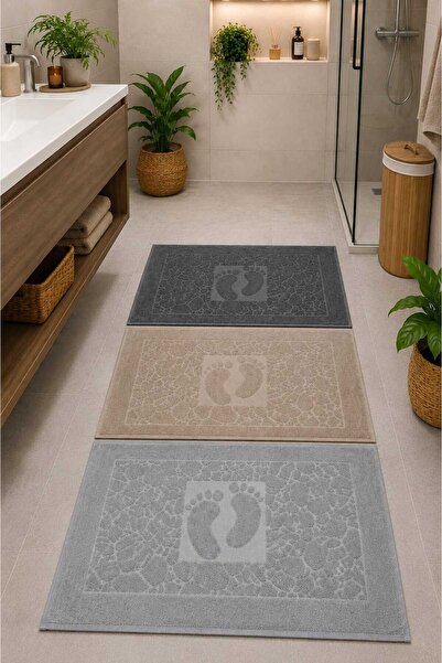 Mela Home Set de 3 prosoape pentru picioare - Covoraș pentru picioare 50*70 c...