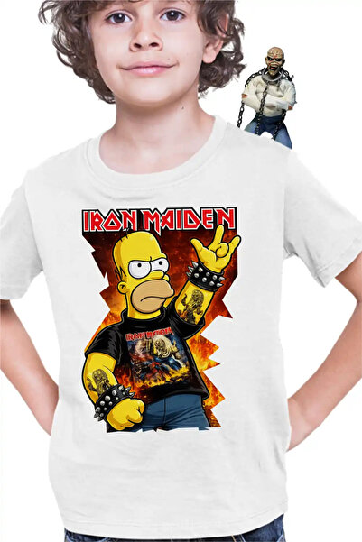 OEM Tricou Copii Baieti Iron Maiden Homer The Simpsons