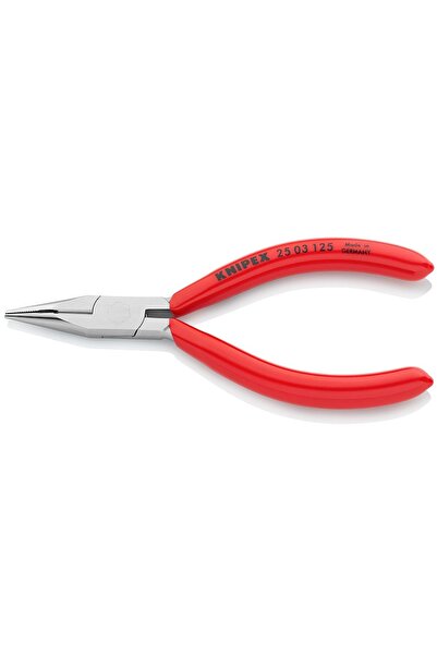 Knipex 25 03 125, μυτοτσίμπιδο ραδιοφωνίας χρωμίου με κόφτη, 125mm