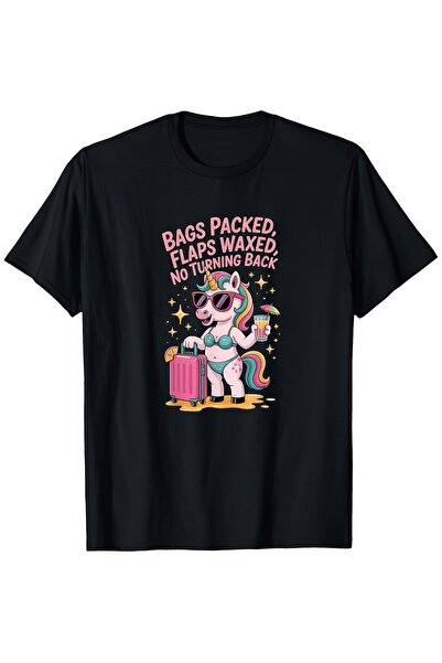Sovae This humorous adult T-shirt features a rainbow pattern.