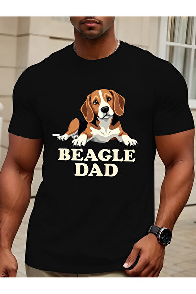 Aura YIO تي شيرت رجالي من Beagle Dad Dog Lover