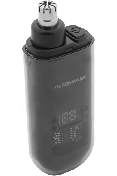 Olsenmark Rechargeable Nose & Ear Trimmer, Low Noise, Type-C Charging, Stainl...