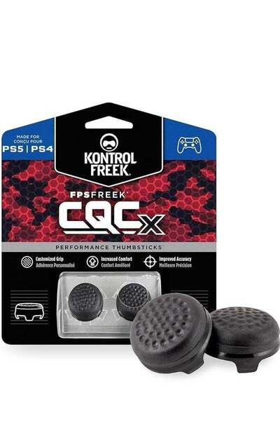 kontrolfreek مجموعة مقابض الإبهام FPS Freek CQCx المكونة من قطعتين لأجهزة الت...