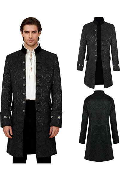 Other Crubelon Men's Victorian Gothic Tailcoat, Steampunk Vintage Long Jacket...