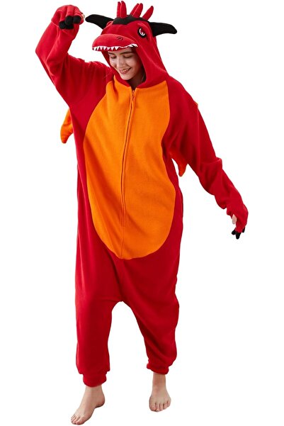 Other Dragon Onesie Adult Pyjamas Animal Cosplay Jumpsuit Costumes Halloween ...