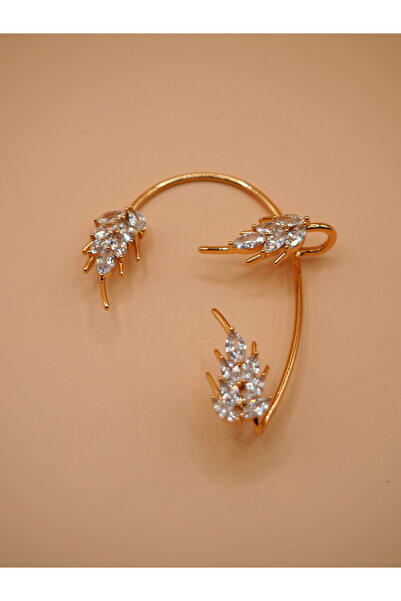 Stelle Jewelry أقراط نسائية من Xuping بلون نحاسي مرصعة بحجر الزركون