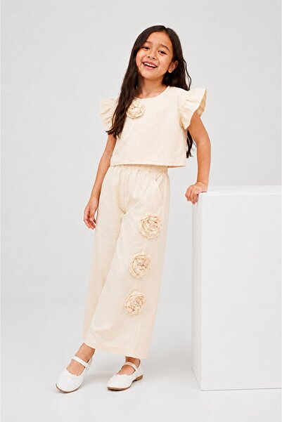 Sy Store Set cu detalii trandafir pentru fete, 2 piese