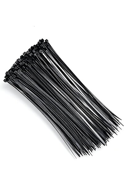 The Bros Zip Ties 7.9 Inch Black Cable Ties 100 Pack for Wire Management, Out...