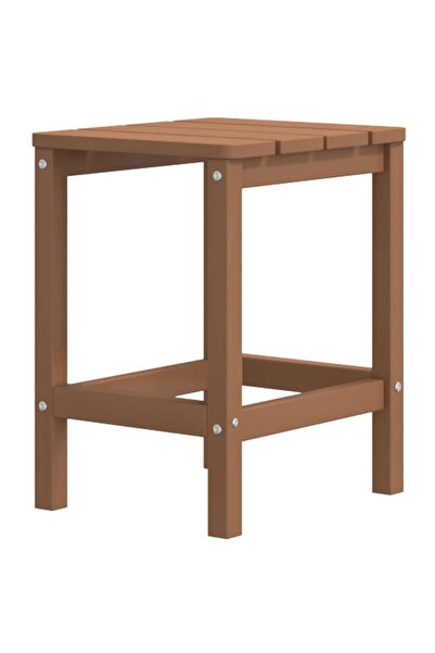 vidaxl Masă Adirondack de grădină, maro, 38x38x46 cm, HDPE