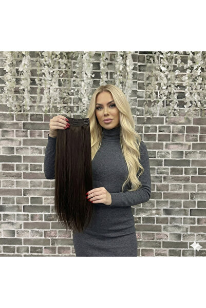 Marpessa Fiber Sentetik Yarımay Çıt Çıt Postiş Saç – Isıya Dayanıklı - Yıkana...