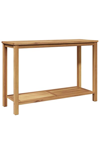 vidaxl Masă de consolă Maro 110 x 40 x 75 cm Lemn solid de tec