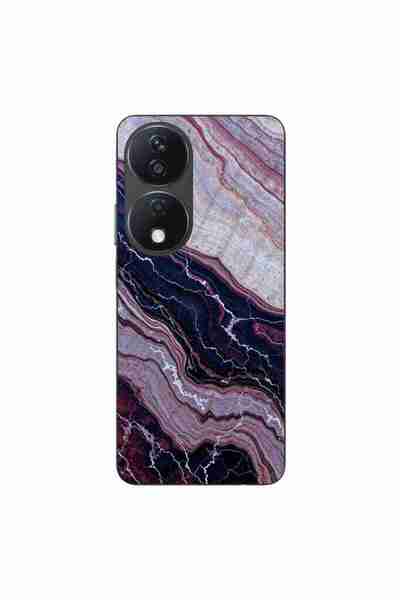 OEM Case compatible with Honor X7b Silicone Gel Tpu Model Amethyst Sand Marble