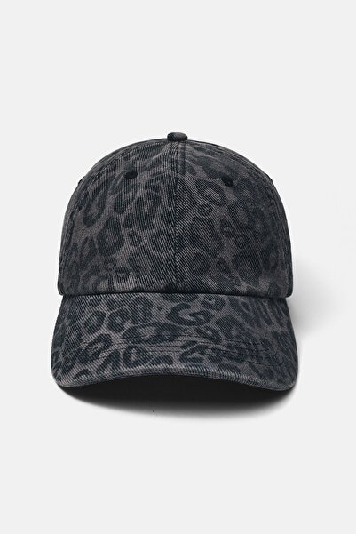 Pull & Bear Leopar desenli şapka