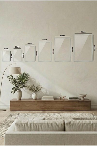 Zevahir Mobilya Dekorasyon Cream-Colored Brushstroke Minimalist Abstract Decorative Tempered Glass Painting - Business, Home and School Painting