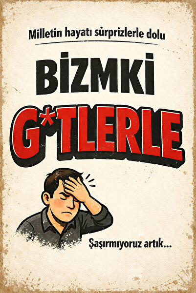 Hayal Poster milletin hayatı sürpriz Retro Ahşap Poster 20x30