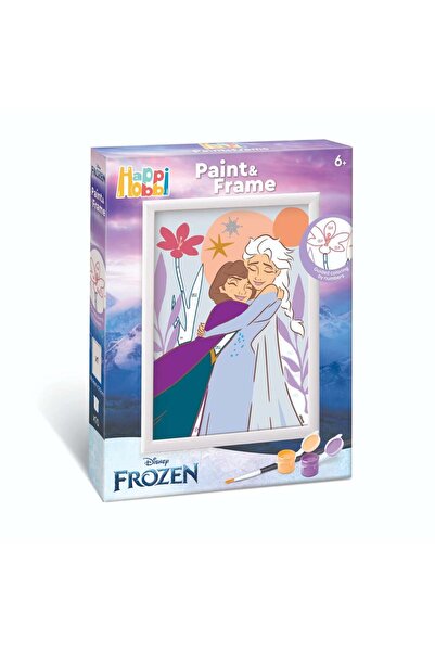 Happi Hobbi Set de pictura pe numere, Happi Hobbi, Picteaza si inrameaza, Frozen
