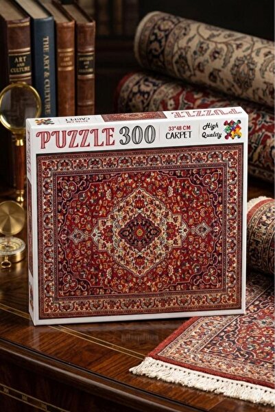 Tıfıl Toys 300 Parça Carpet Nostaljik Halı Desenli Puzzle Kaliteli 33x48cm Eğ...
