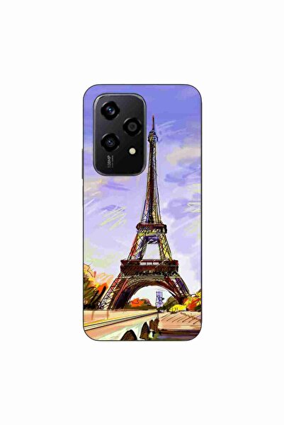 OEM Husa compatibila cu Honor 200 Lite Silicon Gel Tpu Model Desen Turnul Eiffel