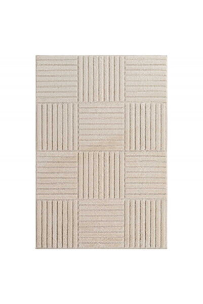 AYYILDIZ Modern 3D Art carpet cream Rug 240 cm x 340 cm