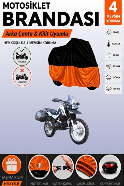 Cemku Double Black Top - Orange Bottom, Rear Bag Compatible Rks Winner 200 Mo...