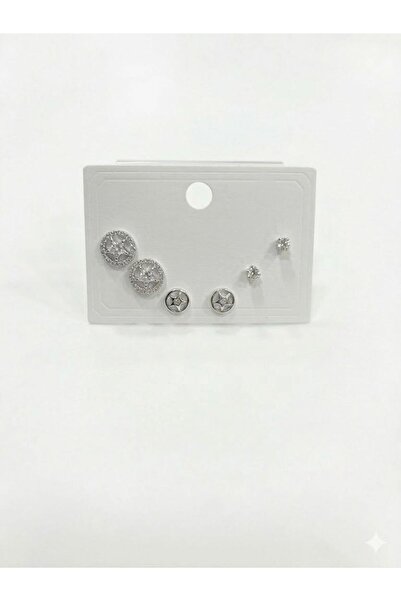 atastore2017 Star Detailed Six-Piece Earrings