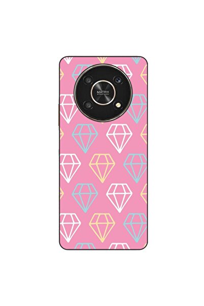 OEM Husa compatibila cu Honor X30 Silicon Gel Tpu Model Diamond Pattern Doodles