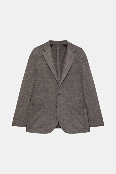 W Collection LACİVERT DÜĞMELİ YÜN CEKET