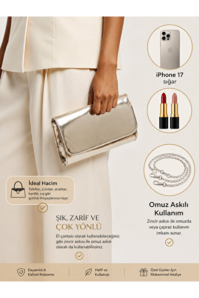 BERNİS YAĞCIOĞLU TELEFON SIĞAN ABİYE GÜNLÜK MİNİ CLUCTH ÇANTA ABİYE ÇANTA