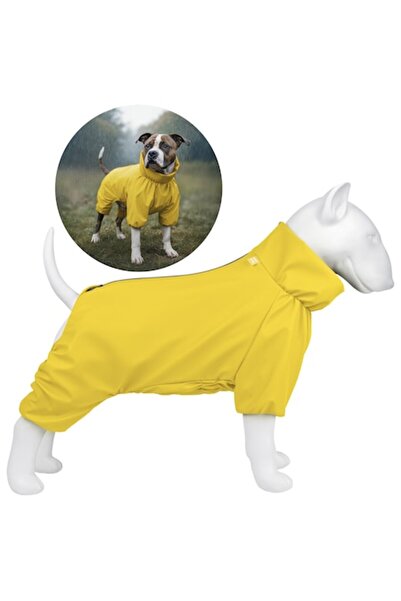 WAUDOG Pelerină de ploaie pentru câini, WAUDOG, impermeabilă, galbenă, M