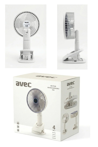 Sarftech Şarjlı Beyaz Katlanılabilir Mini Fan Masa Üstü Vantilatörü Usb Soğut...